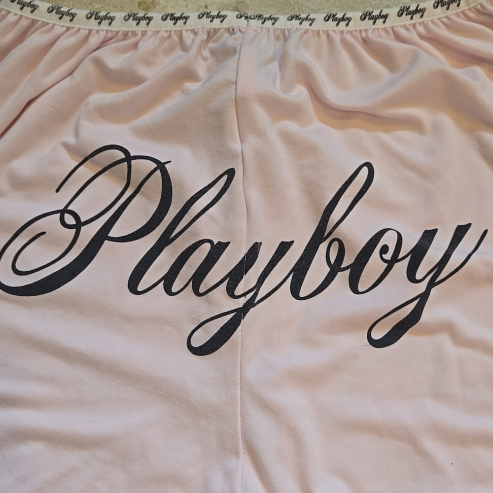 PLAYBOY Rare Pink Pajama/Lounge Set - Picture 12 of 13